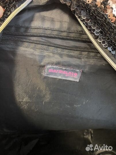 Рюкзак школьный marmalato двусторонние пайетки