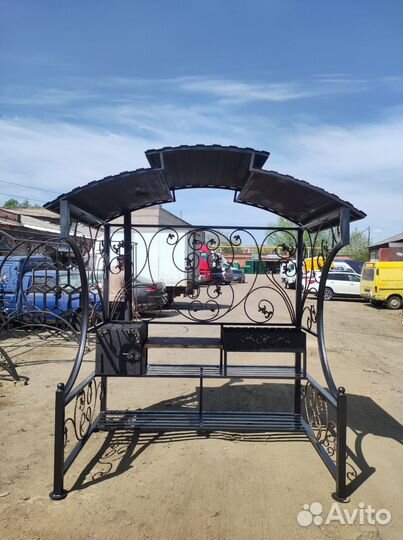 Мангал уличный с печью под казан 