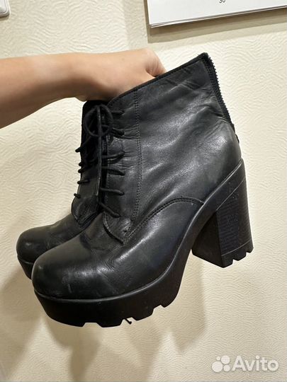 Ботильоны 39 натуральная кожа