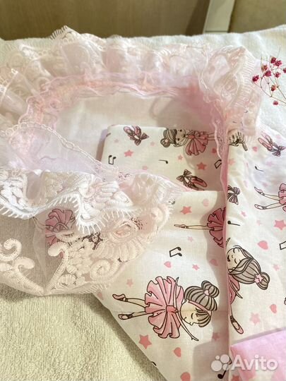 Конверт на выписку для девочки лето/весна/осень