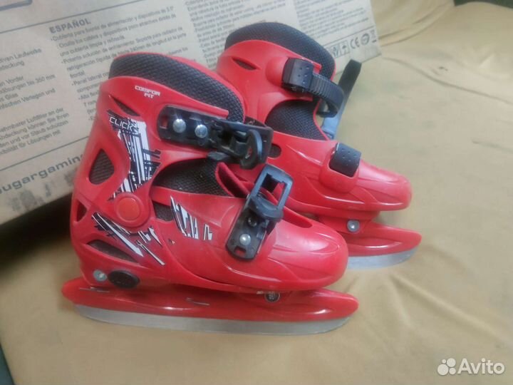 Коньки детские раздвижные