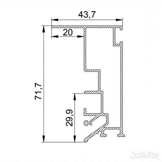 Профиль потолочный
