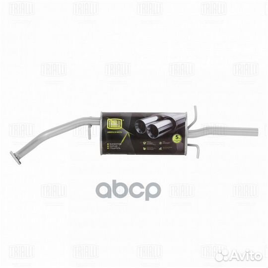 Глушитель для А/М chevrolet lanos (02) осн. (Н