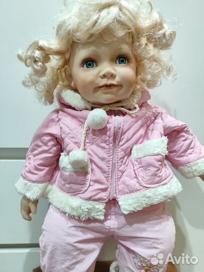 Кукла фарфоровая большая