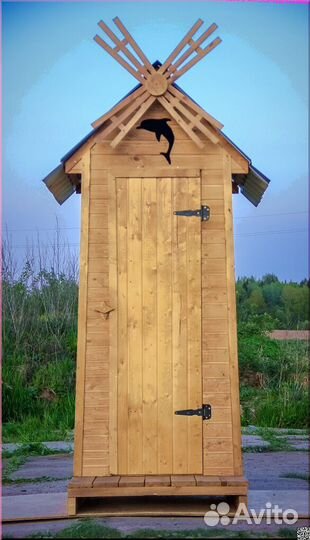 Дачный туалет с установкой