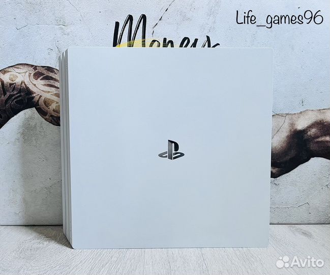 Sony PS4 pro 1tb White под прошивку 11.00