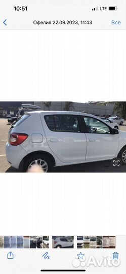 Renault Sandero 1.6 AT, 2021, 16 000 км