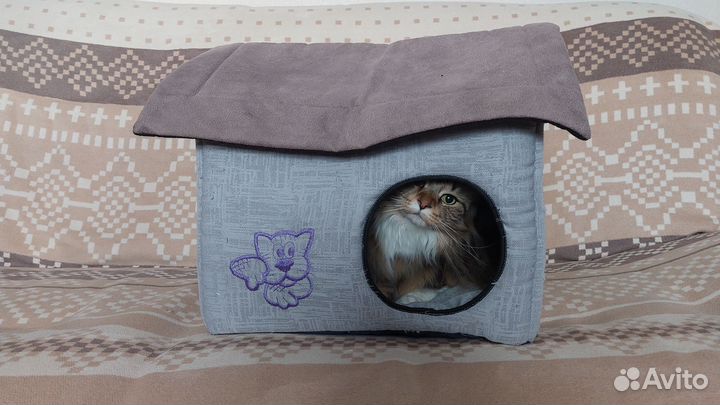 Домик для кошки мягкий