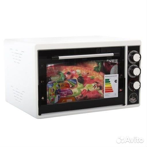 Электродуховка чудо пекарь белая, 39л