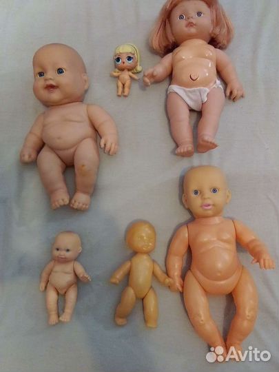 Игрушки Куклы Пупсы.Голыши из СССР