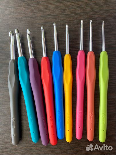 Крючок для вязания, набор из 9 штук