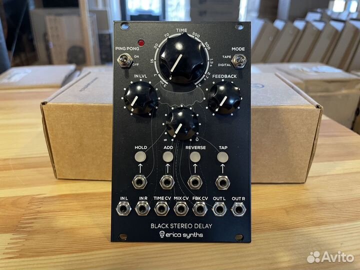 Erica Synths Black Stereo Delay в Наличии