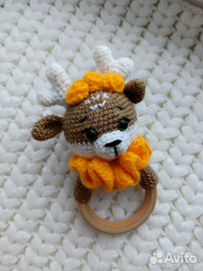 Игрушки погремушки, грызунок