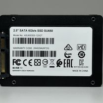 SSD Adata SU650 120gb