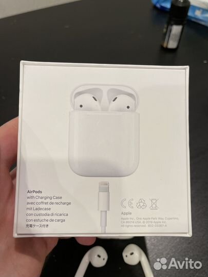 Беспроводные наушники apple airpods 2