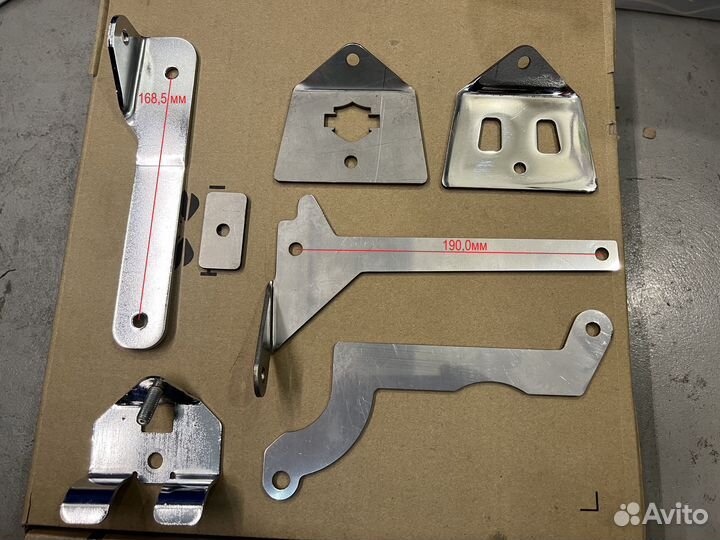 Рулевой демпфер крепёж на Harley Davidson Softail