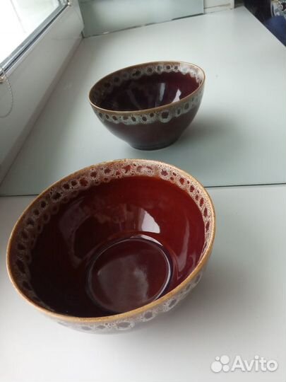 Большая пиала Глазурь керамика СССР