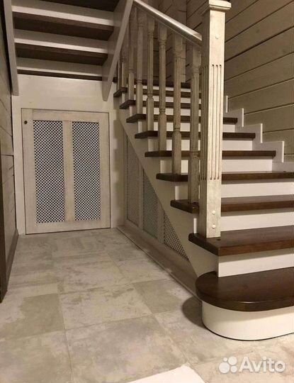 Лестница на металлокаркасе / изготовление лестниц