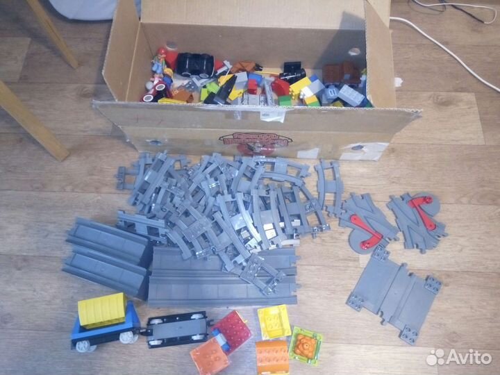 Lego duplo железная дорога 3.8кг