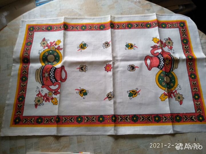 Салфетки +полотенца времён СССР