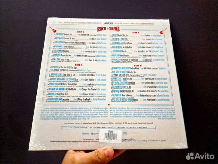 Rock & Cinema soundtrack 2xLP