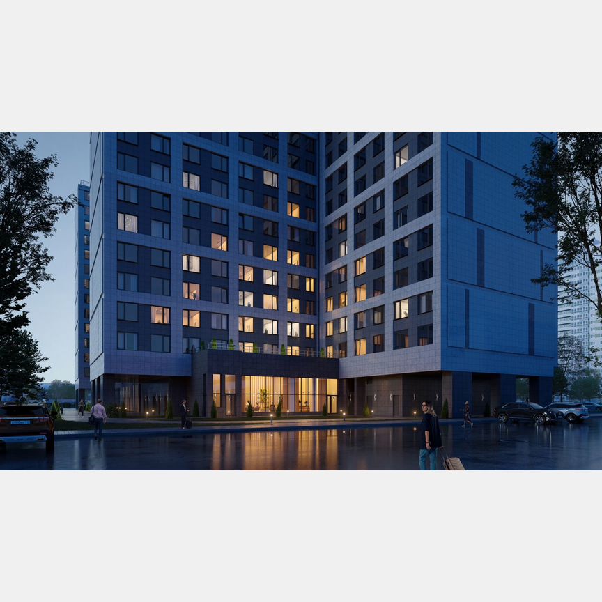 Апартаменты-студия, 35 м², 6/14 эт.