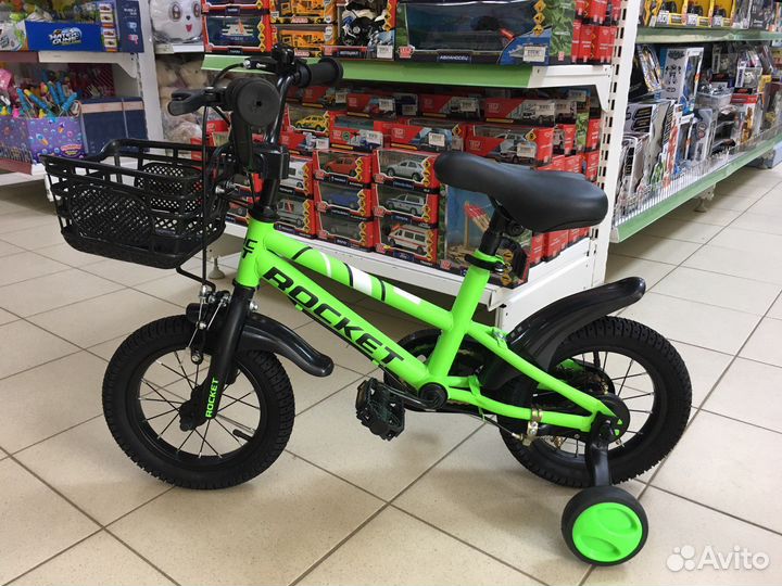 Велосипед детский 2-х колесный 12д rocket