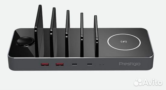 Зу Prestigio Revolt A6 6в1: PD, QC3, wireless Qi