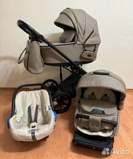 Коляска 3 в 1 adamex zico deluxe