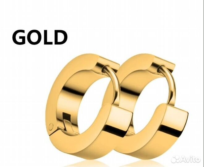Серьги из медицинской стали