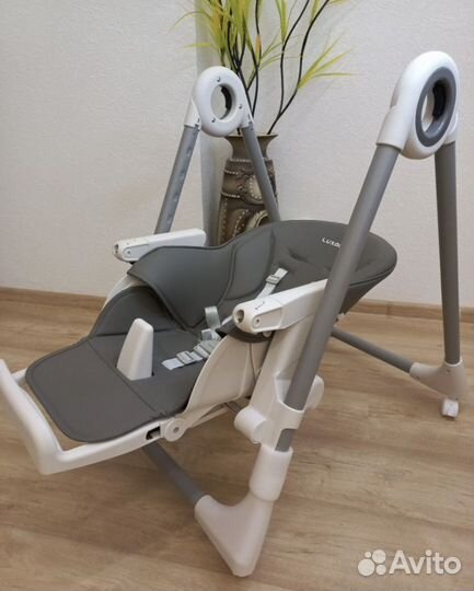 Стул для кормления Люксмам (темно серый )