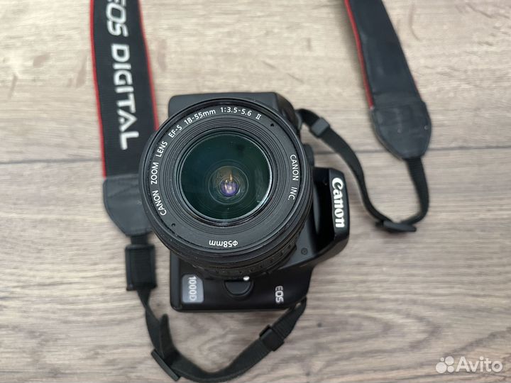 Зеркальный фотоаппарат canon eos 1000d
