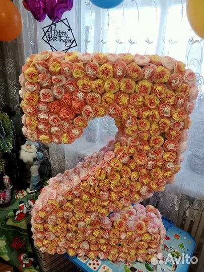 Цифра 2 на день рождения