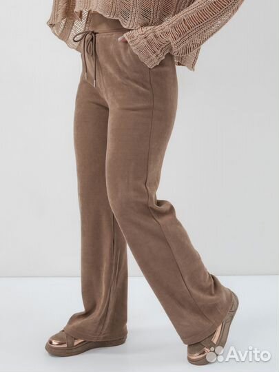Брюки палаццо вельвет 42-52р