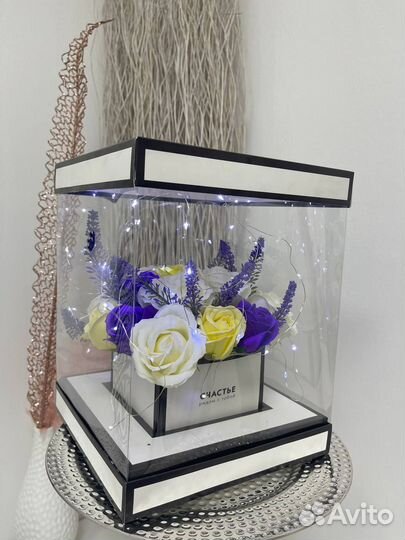 Цветы розы из мыла доставка 24/7Новинка