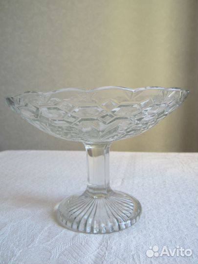 Вазы2 на Ножке Г.Х.З Стекло СССР