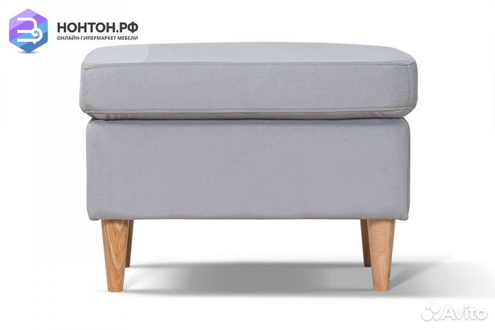 Банкетка Беркана серая