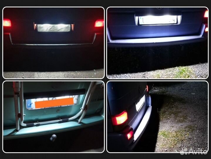 Подсветка номера Фольксваген транспортер Т4