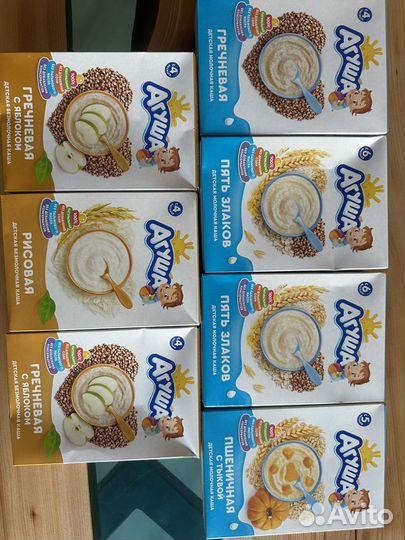 Детские каши/смесь Агуша и Фрутоняня