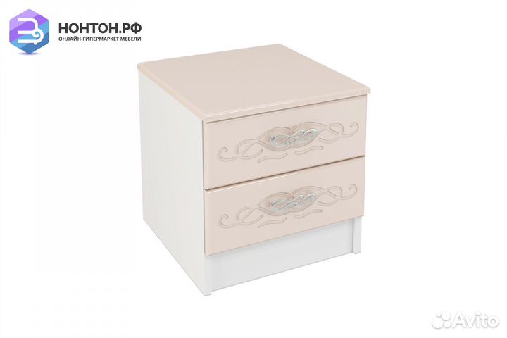 Тумба прикроватная Венеция жемчуг