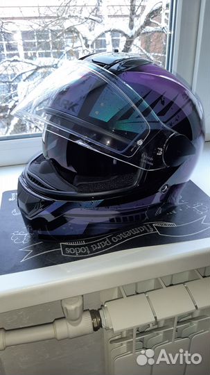 Мотошлем Shark D-Skwal 2 Dharkov Black Violet