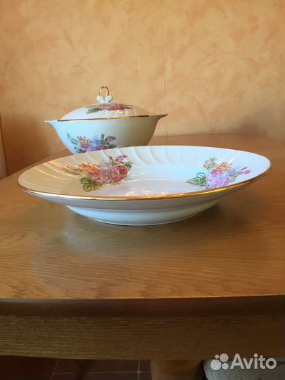 Блюдо фарфоровое большое