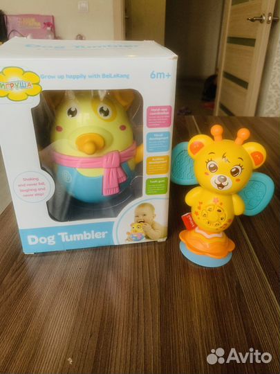 Развивающие игрушки неваляшка и музыкальная