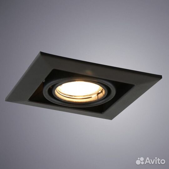 Спот Arte Lamp Cardani Piccolo A5941PL-1BK, GU10, 50 Вт, 4000, нейтральный белый, цвет арматуры: чер