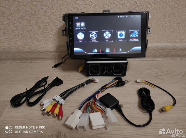 Магнитола Android Toyota Corolla