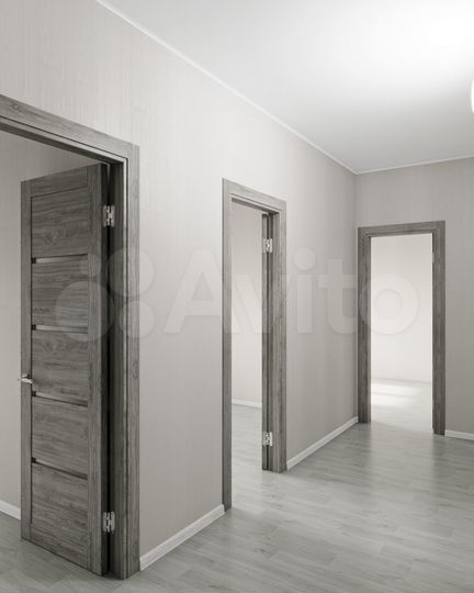 3-к. квартира, 59,6 м², 1/8 эт.