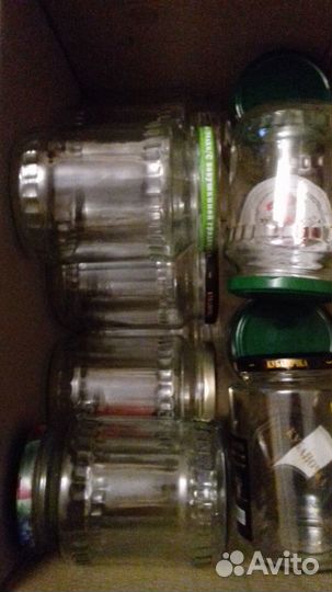 Банки стеклянные 0.25,0.45, 0.7л.3л.5л