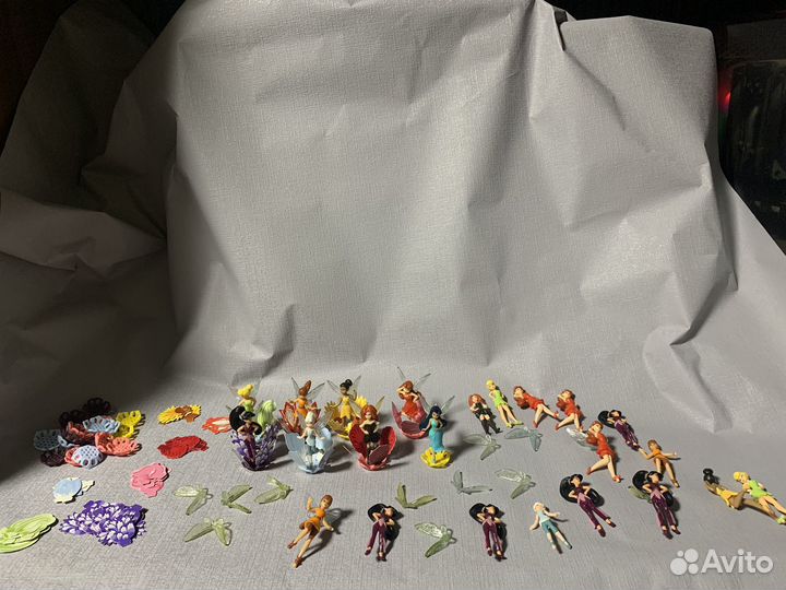 Феи диснея(киндер-сюрприз) и доп запчасти к ним