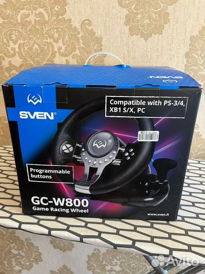 Руль для ps3/ps4, xbox, pc Sven GC-W800