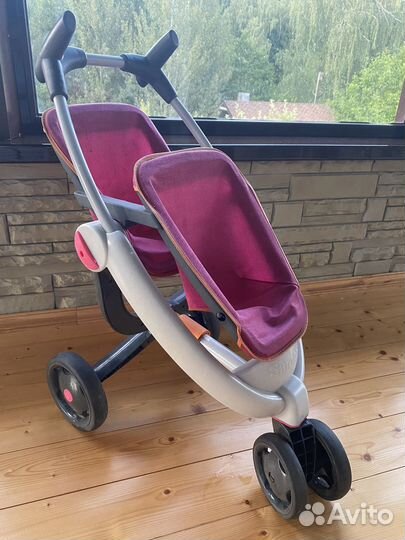 Коляска Smoby для 2-х кукол